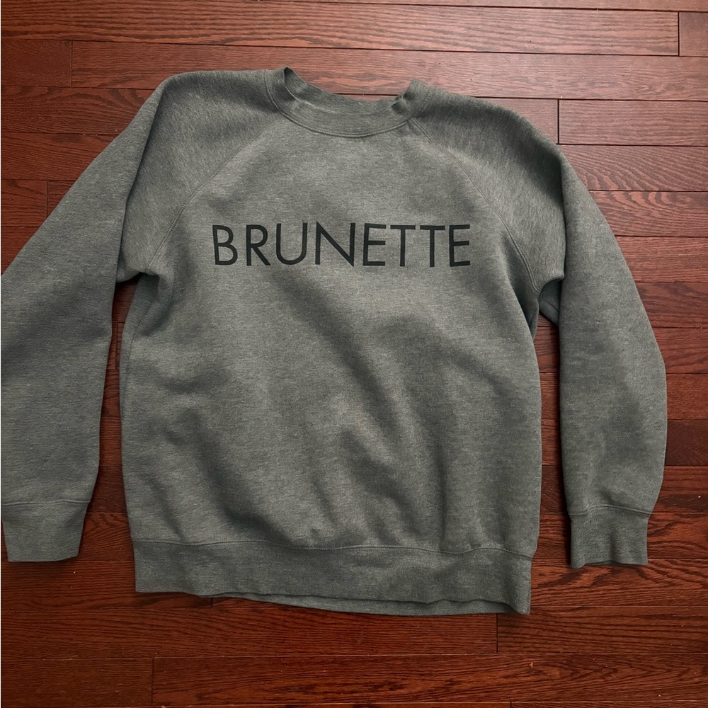 EUC Brunette The Label Charcoal Sweatshirt